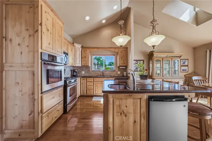 Gas range and second electric oven