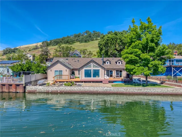 Back of home on Clear Lake