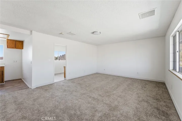 Upstairs living area