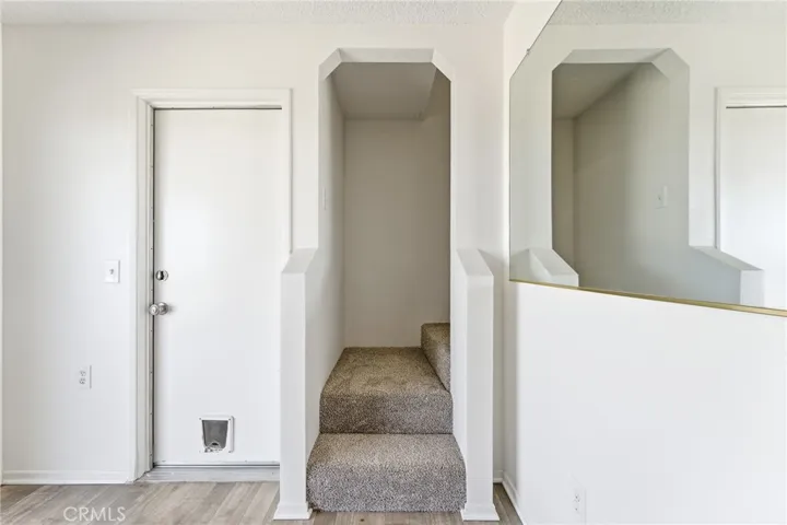 interior stairs to upstairs unit