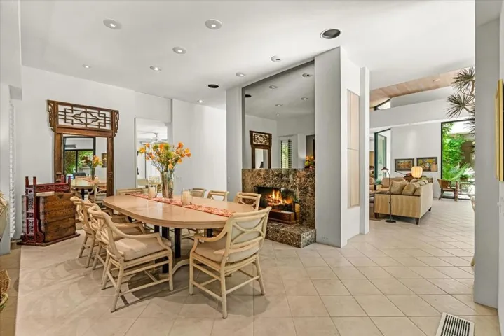 Spacious dining