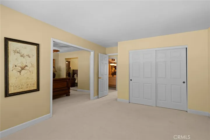 Upstairs bedroom currently set up as a suite
