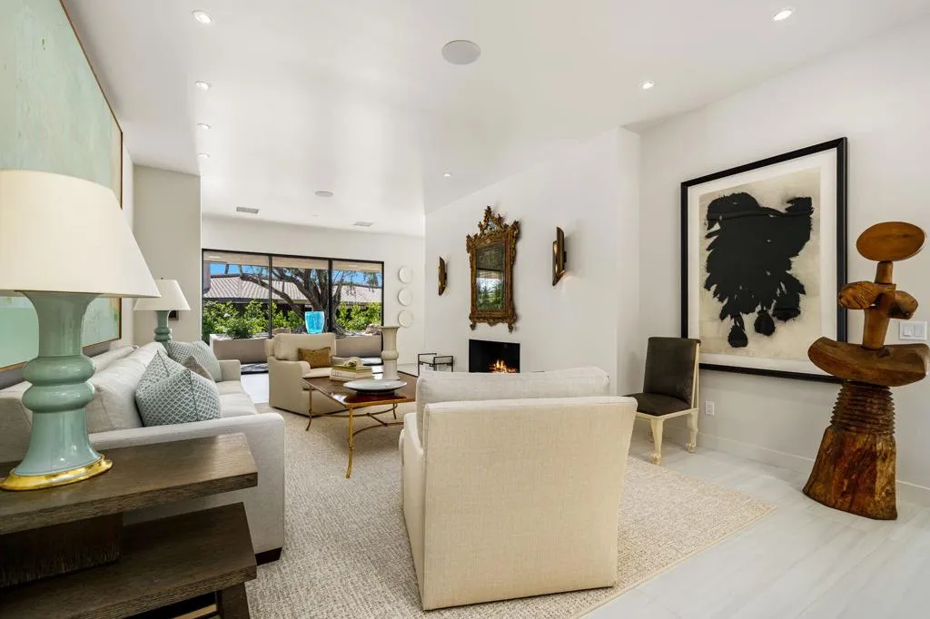 Living Room with Fireplace