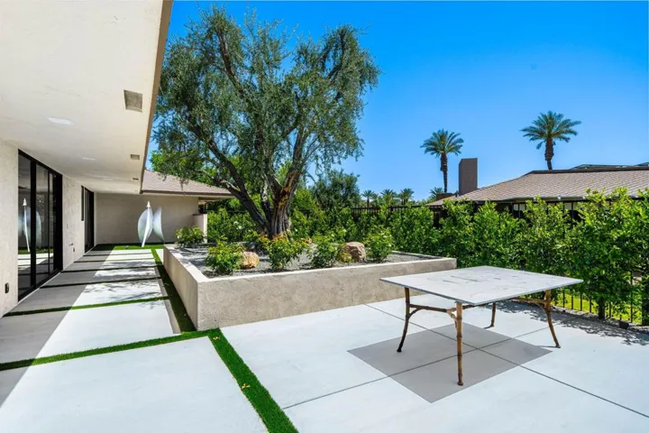 Reverse View of Patio