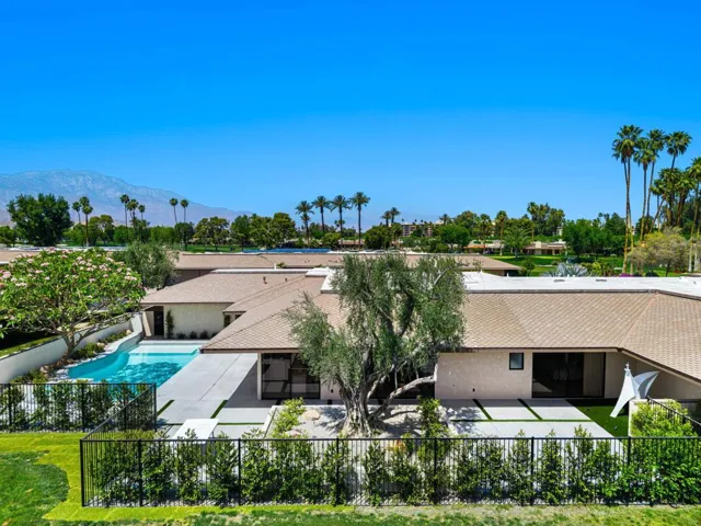 Aerial Side View of Home