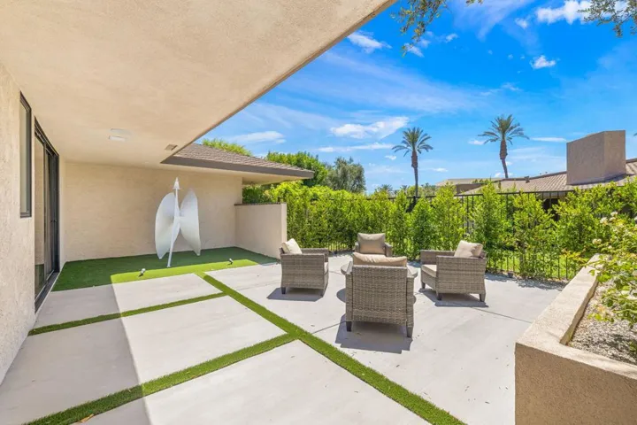 Reverse View of Patio