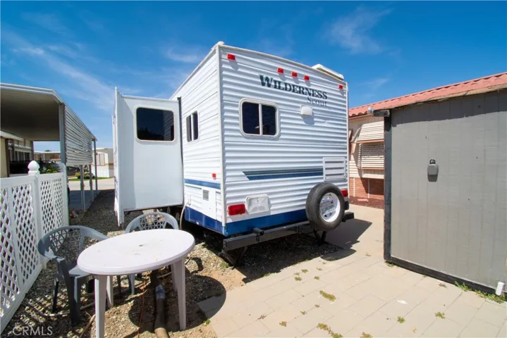 Rear of space 167 with RV