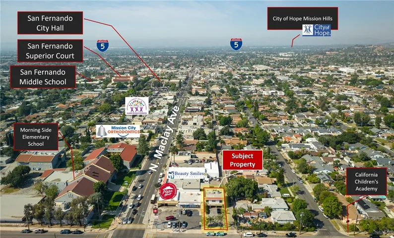 Aerial with Local Interests