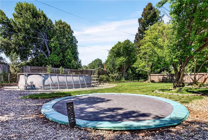 In ground trampoline