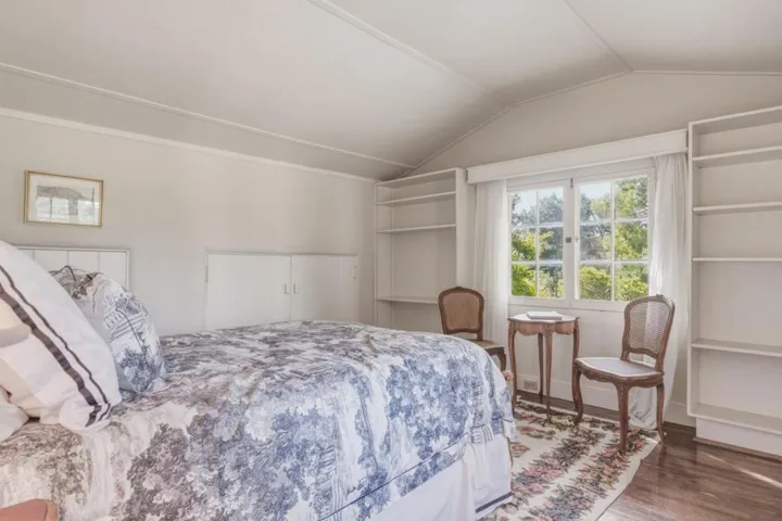 Upstairs bedroom in the main house (sole upstairs bedroom, bedroom #4)