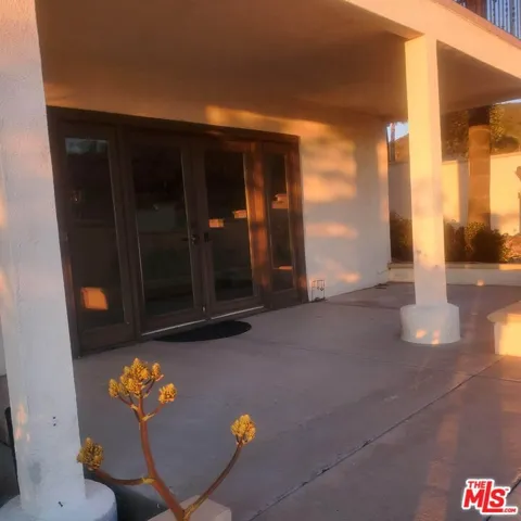 Entrance to unit