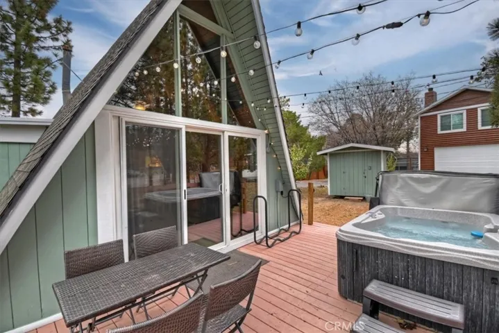 Entrance to Rear Deck from inside cabin.