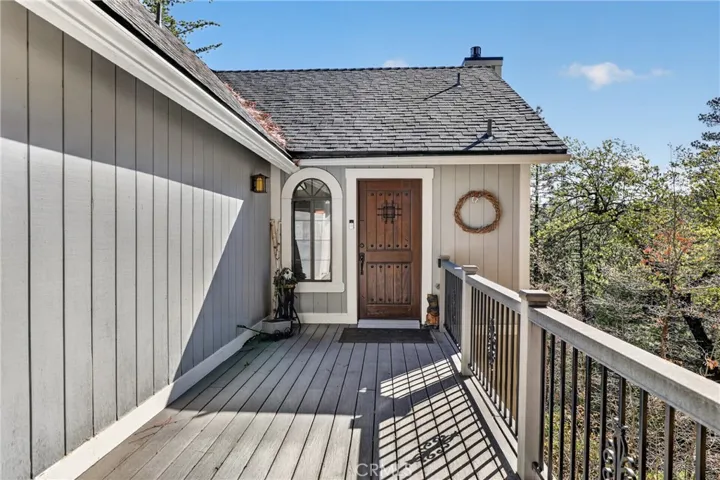Trex decking leading to front door