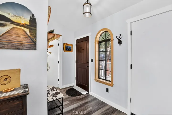 Front entry with 1/2 bath & closet