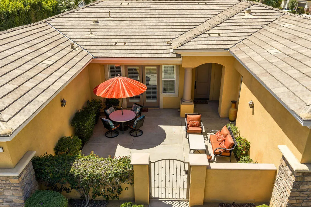 Overhead Front Courtyard