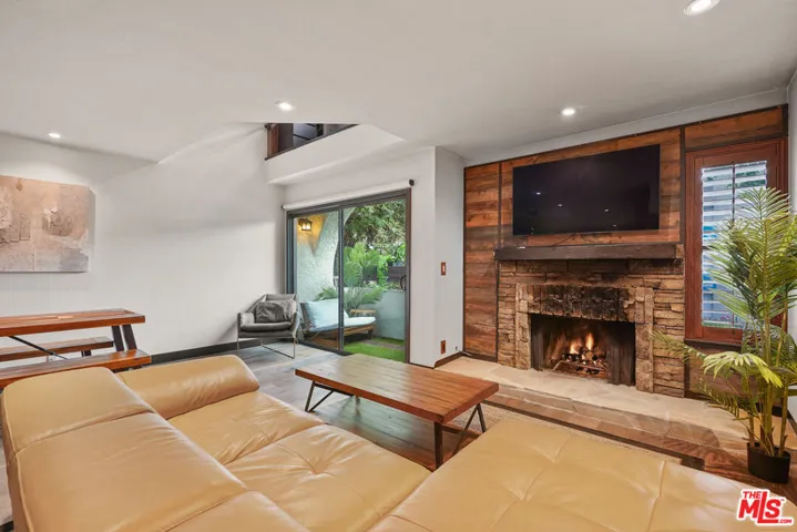 Living Room with Fireplace