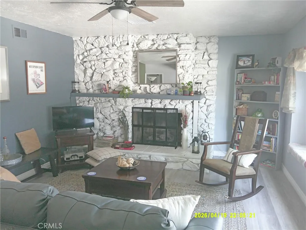 living room fireplace