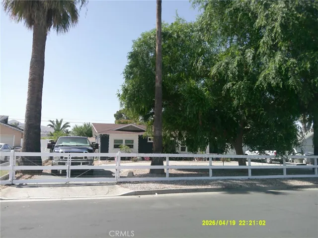 exterior fence and gate to RV area