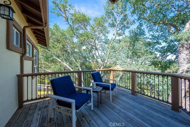 Master bedroom deck