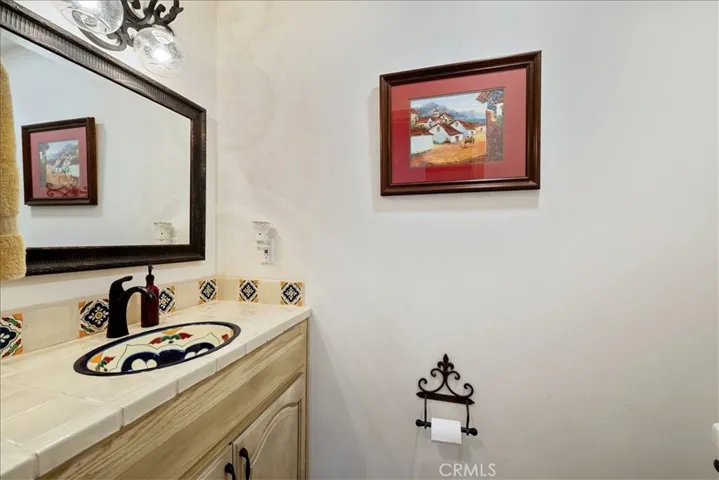 half bath downstairs next to laundry