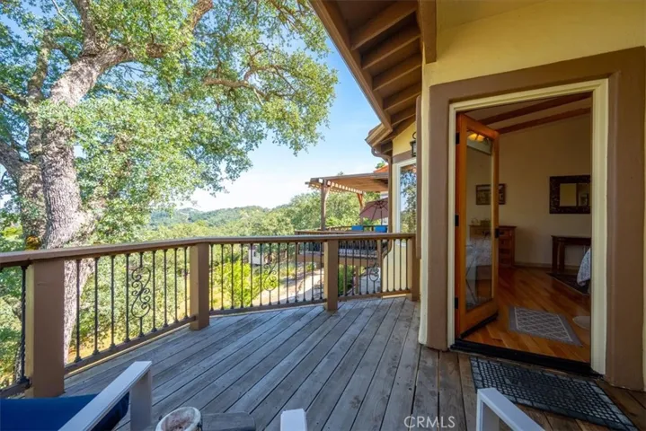 Master bedroom deck