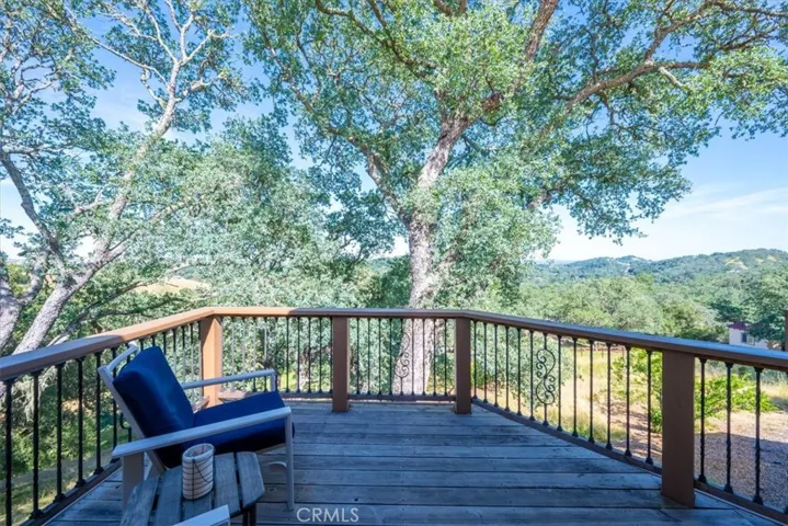 Master bedroom deck