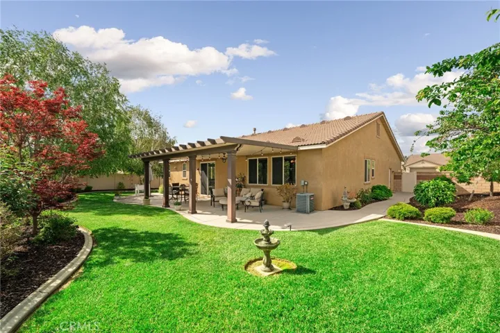 Backyard landscape