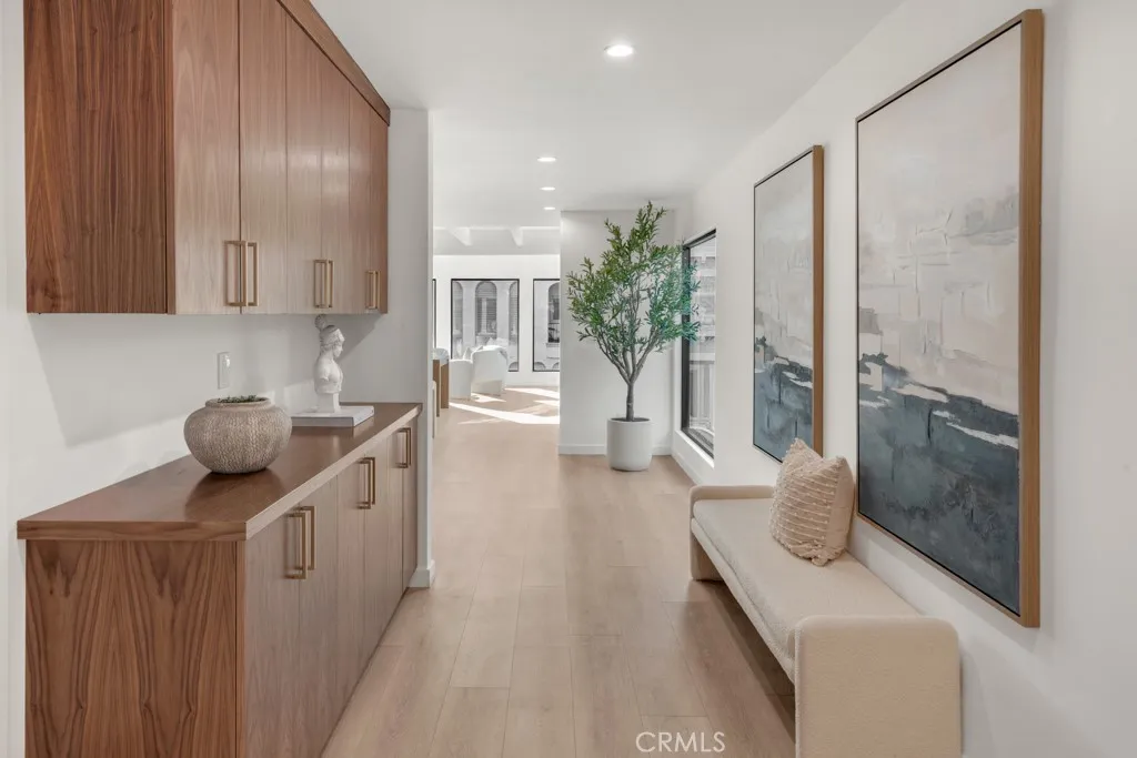 Foyer to Living Room and Kitchen