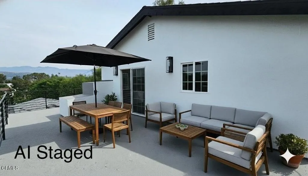 AI staged Deck