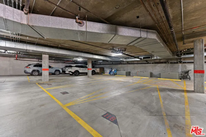 Two parking spots with 220 Ele