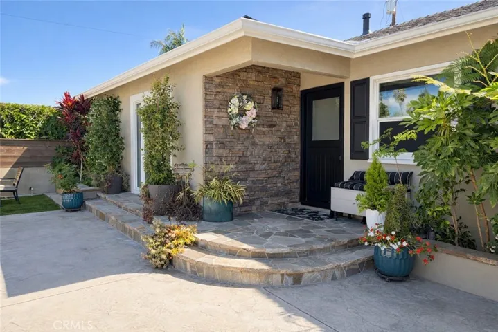 Front porch with Dutch door entry