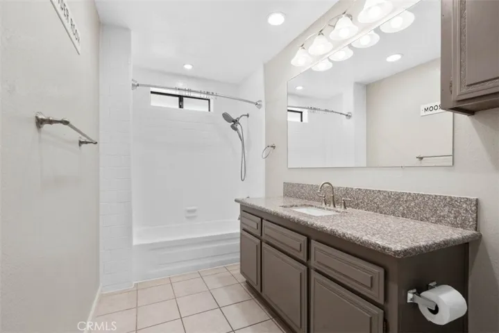 Hallway bathroom