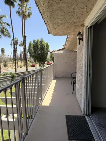 Large balcony