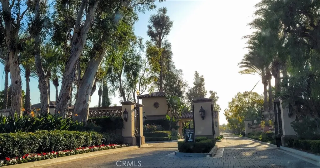 One of the 24-hrs guarded entrances