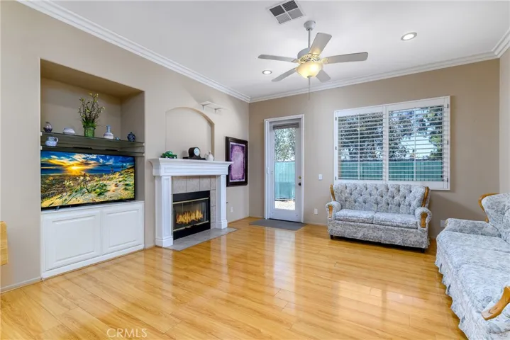 newer floors throughout home.....AND custom window coverings......SHUTTERS throughout most of the home