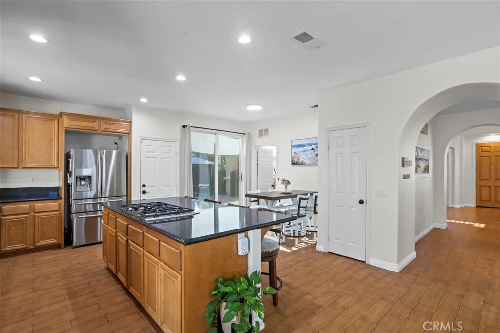 Kitchen with abundant cabinetry and generous counter space, designed for everyday functionality