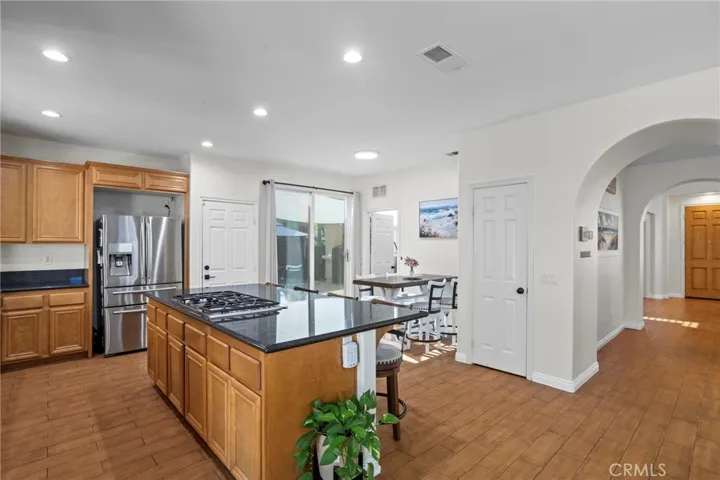 Kitchen with abundant cabinetry and generous counter space, designed for everyday functionality