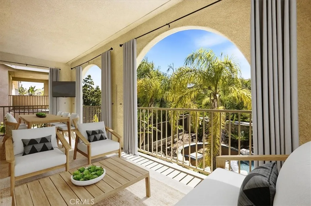 Enhanced photos showing what the balcony could look like!