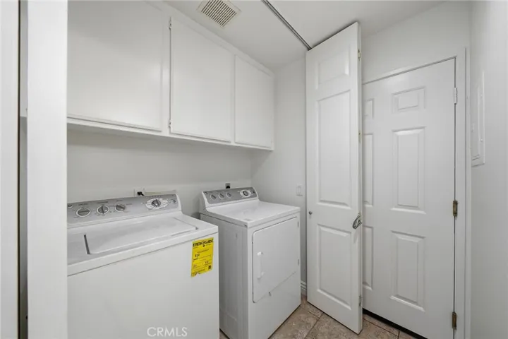 Inside washer dryer