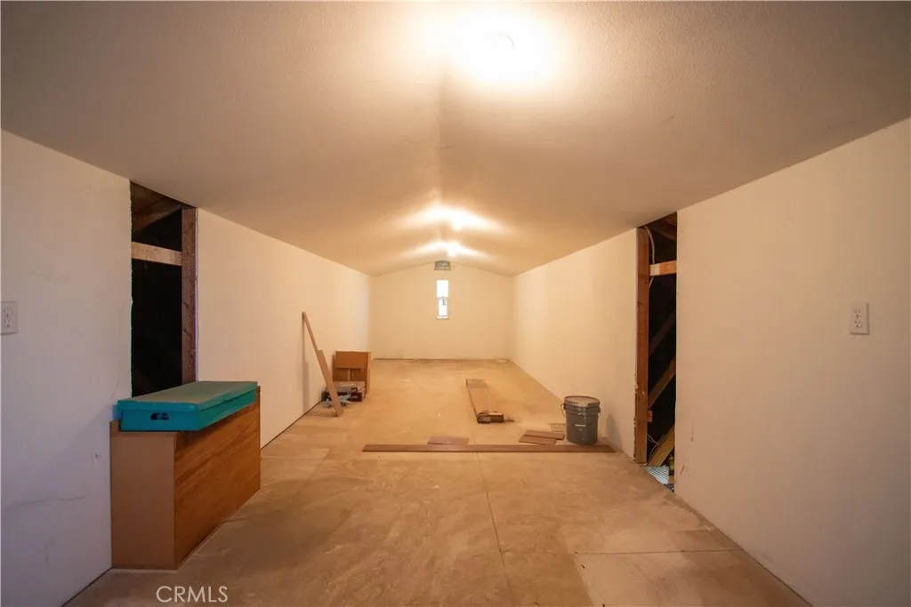 Pool House Attic Storage