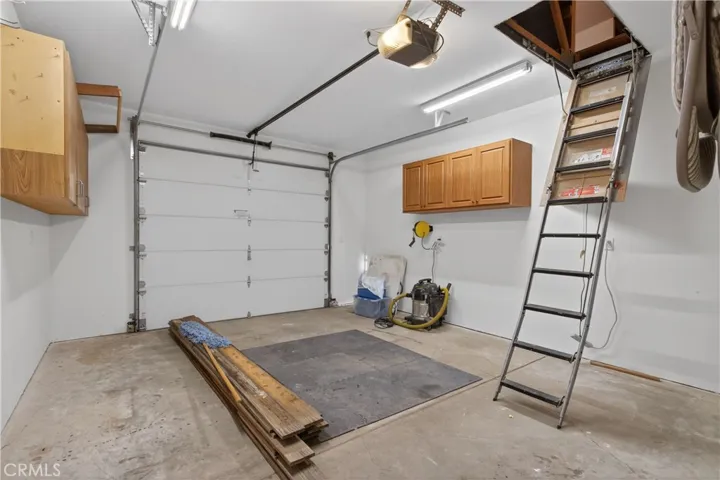 Pool House Finished Garage with Large Attic Storage