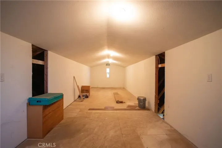 Pool House Attic Storage