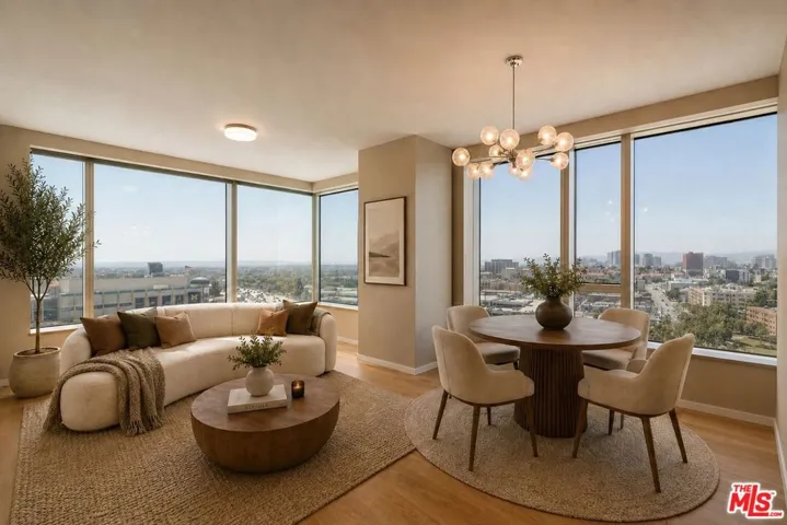 Virtually Staged Living Room
