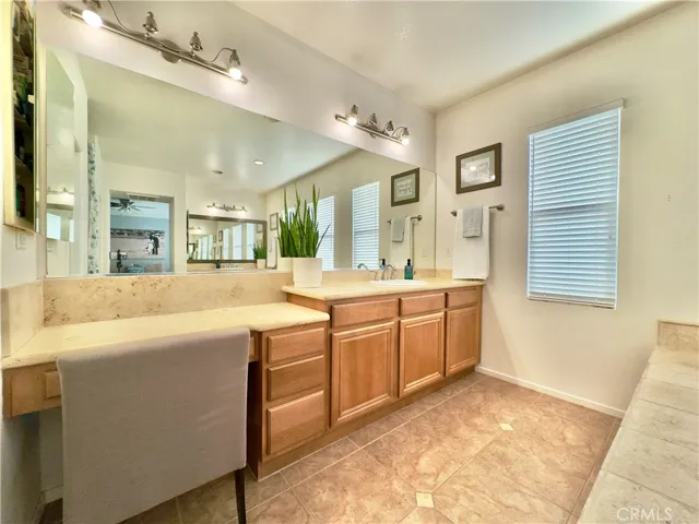 Grand Primary Bedroom Suite Bathroom with large soaking tub, separate vanities, water closet, and large walk-in closet and shower.