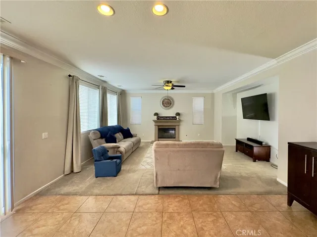 Family Room view from kitchen