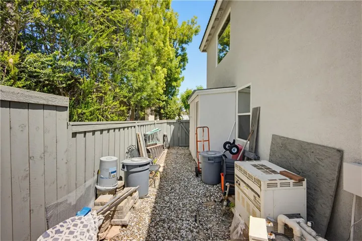 LARGE SIDE YARD WITH SHED FOR STORAGE