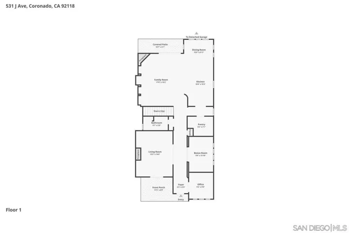 1st Floor Plan