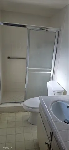 BATH OFF THE MASTER WITH A LARGE SHOWER.