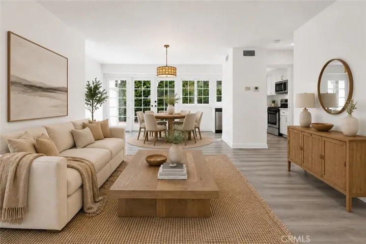 LIVING AND DINING - VIRTUALLY STAGED