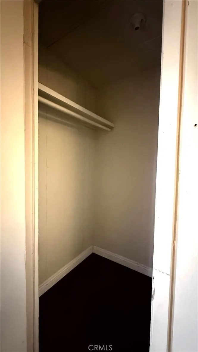 First Bedroom walk-in closet